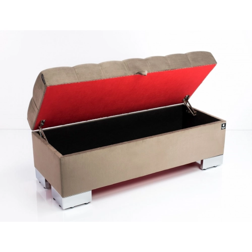 Kufer Pikowany CHESTERFIELD Ciemny Beż / Model  Q-4 Rozmiary od 50 cm do 200 cm